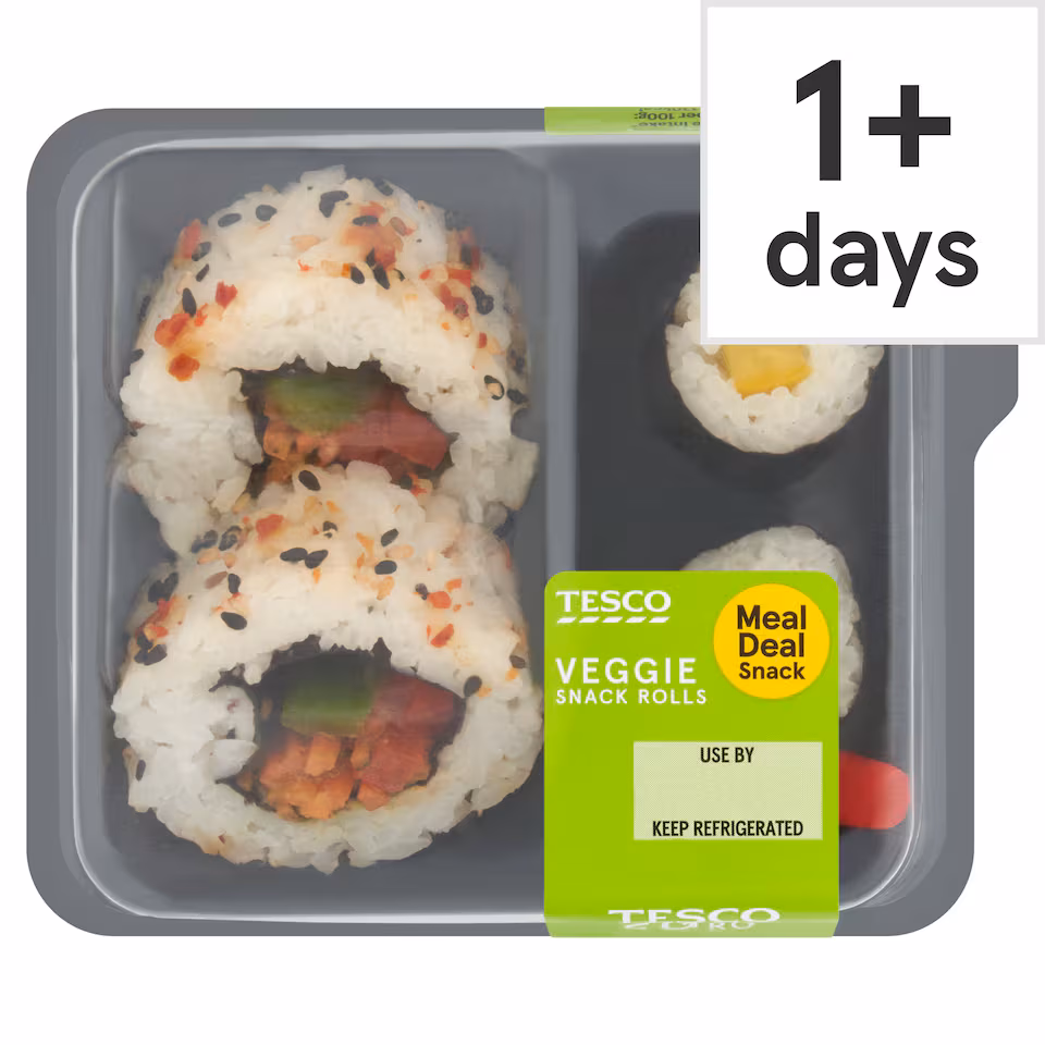 Tesco Vegetable Sushi Snack 70g