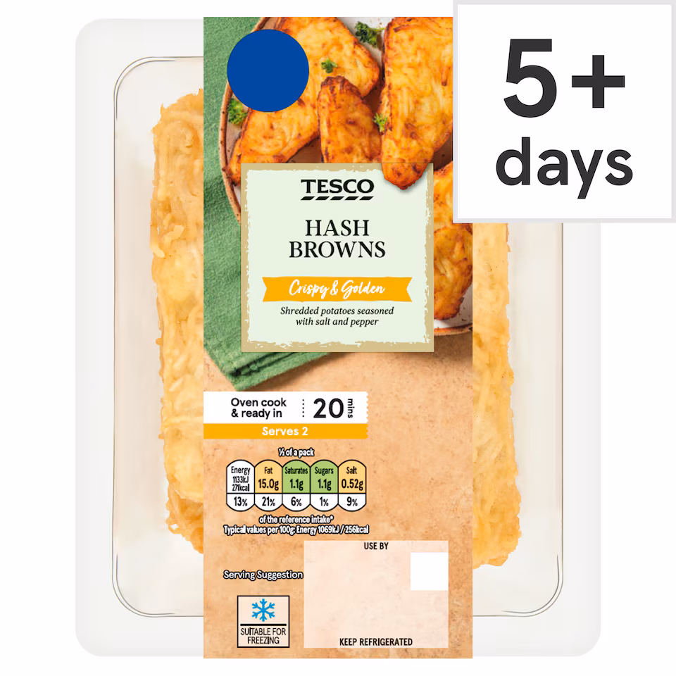 Tesco Hash Browns 240g