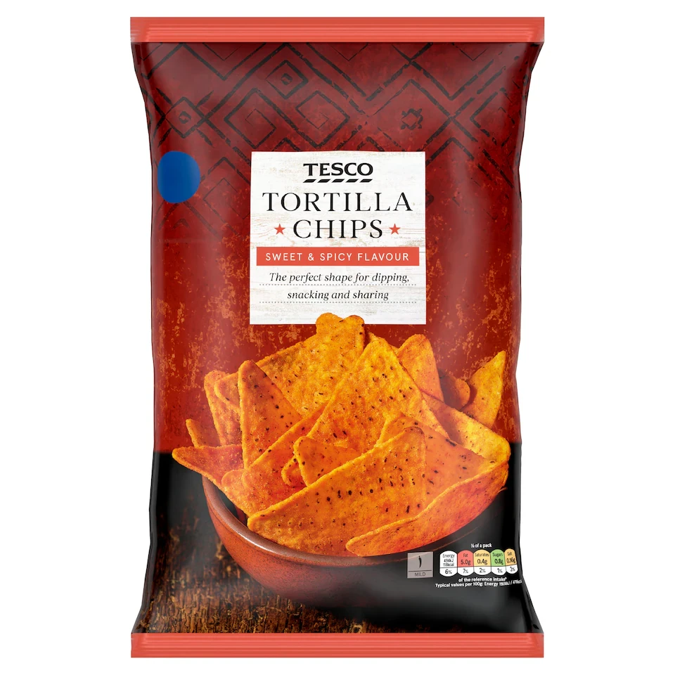 Tesco Sweet & Spicy Tortilla Chips 200g