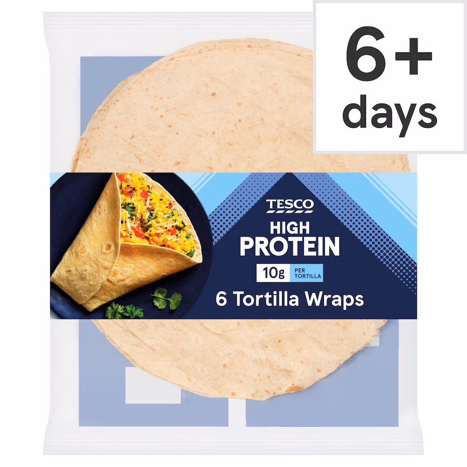 Tesco 6 High Protein Tortillas