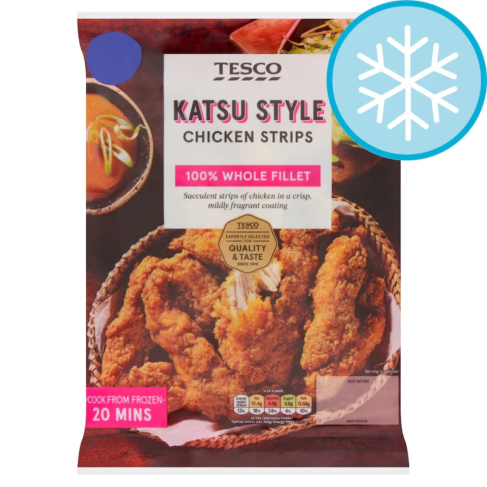 Tesco Katsu Style Chicken Strips 400g