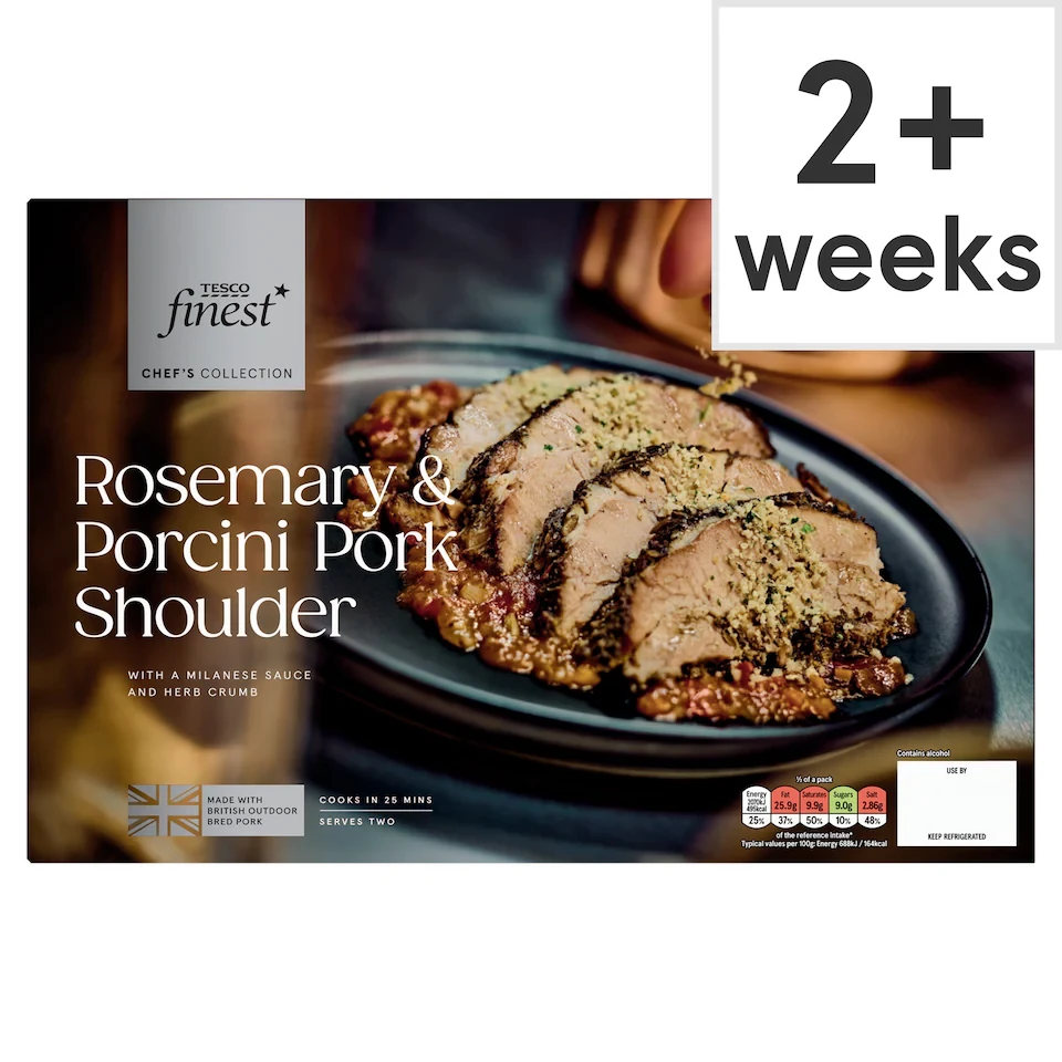 Tesco Finest Chef's Collection Saddleback of pork with Milanese 745g