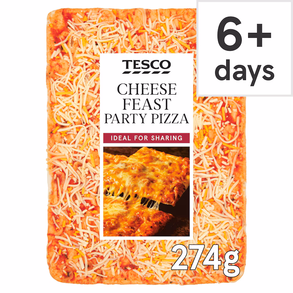 Tesco Cheese Feast Party Pizza 274g