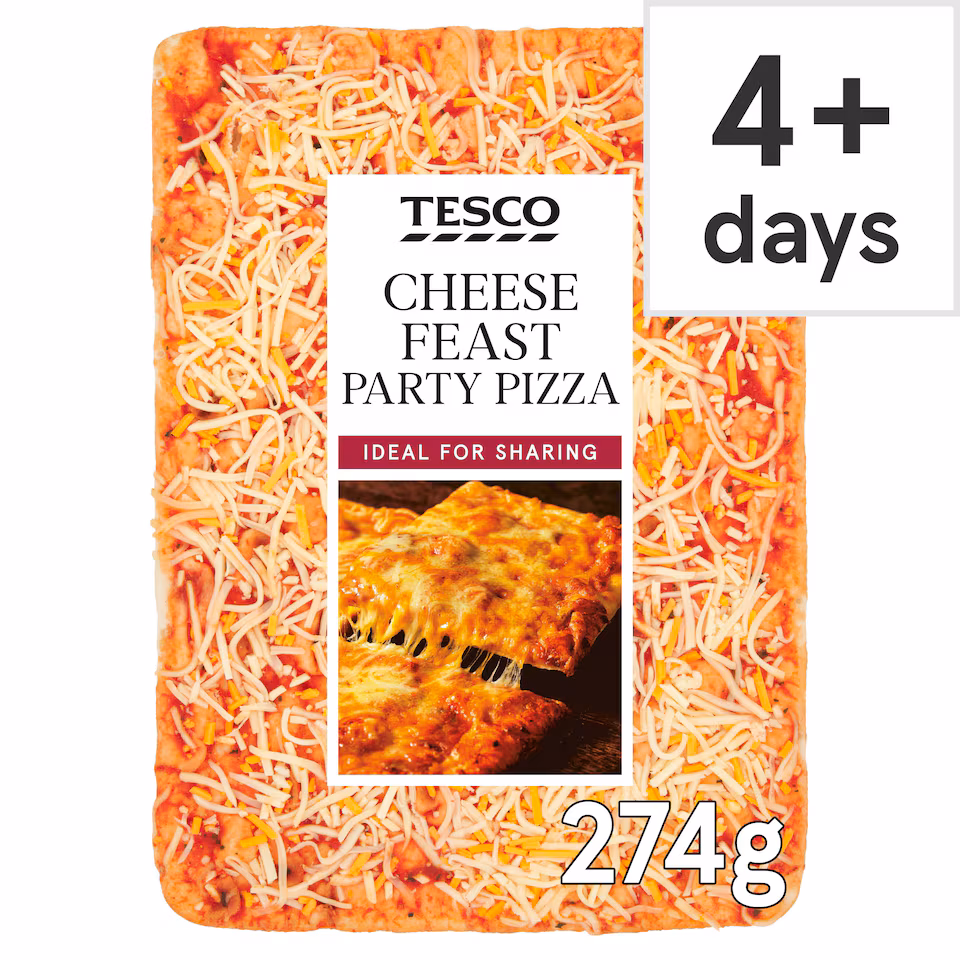 Tesco Cheese Feast Party Pizza 274g