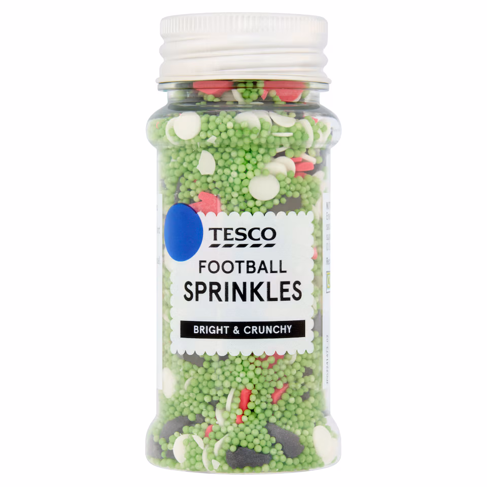Tesco Football Sprinkles 75g