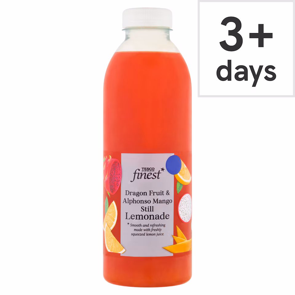 Tesco Finest Dragon fruit & Alphonso Mango Lemonade 750ml