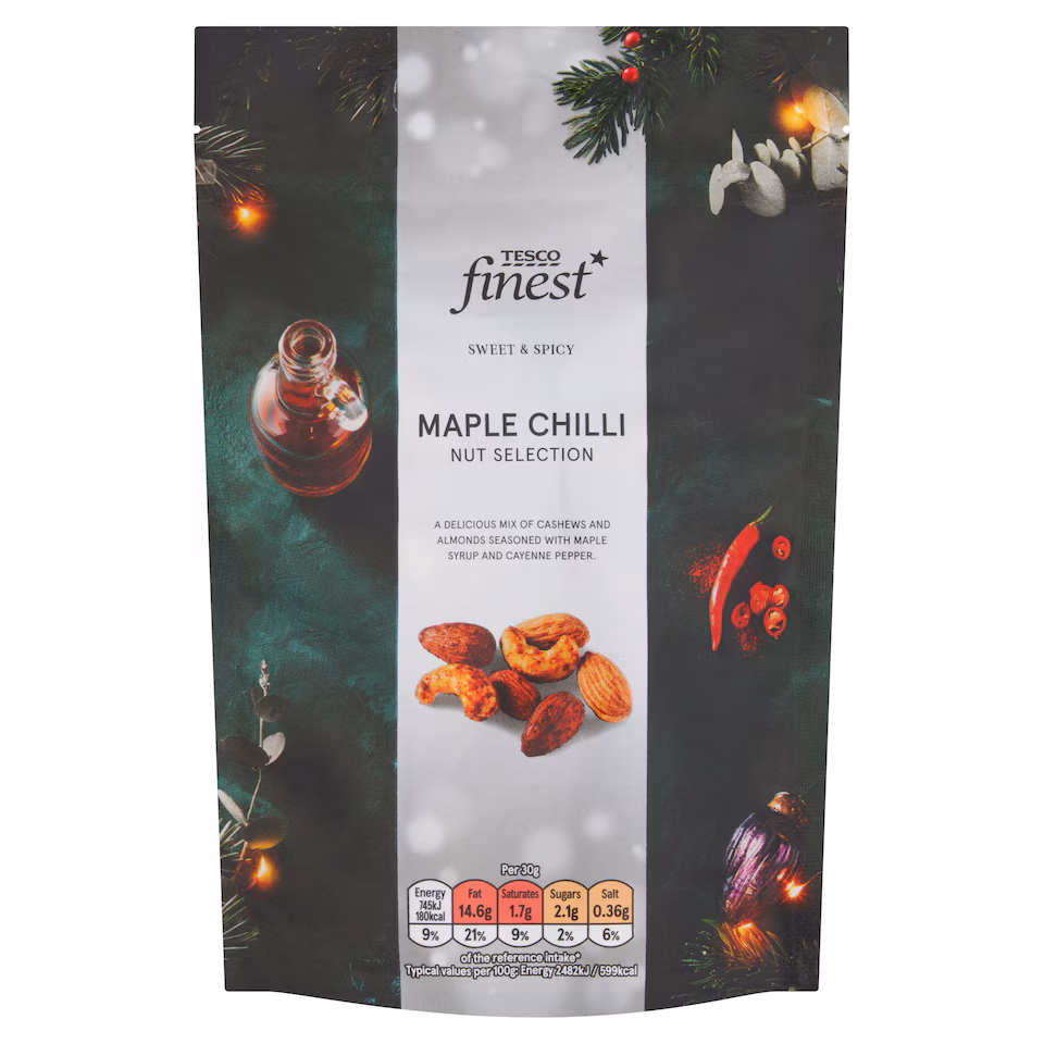Tesco Finest Sweet Maple Chilli Nut Selection 150g