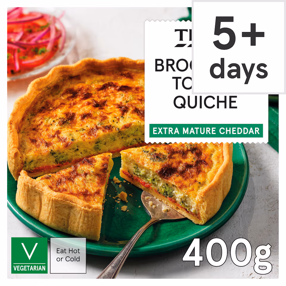 Tesco Broccoli Tomato Quiche 400g