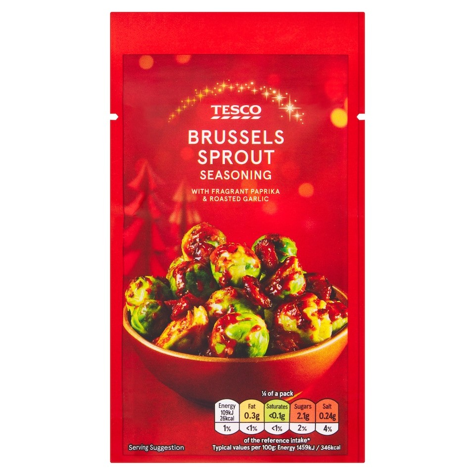 Tesco Brussel Sprout Seasoning 30g