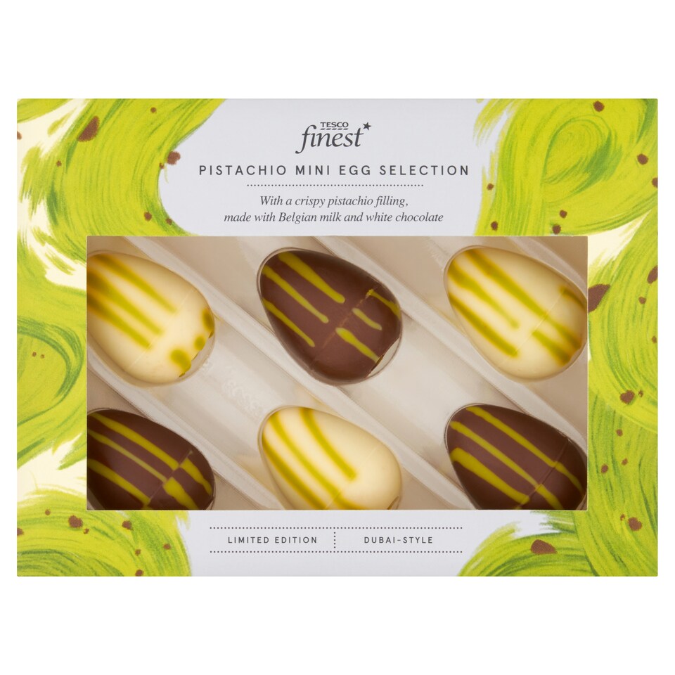 Tesco Finest Pistachio Mini Egg Selection 72g