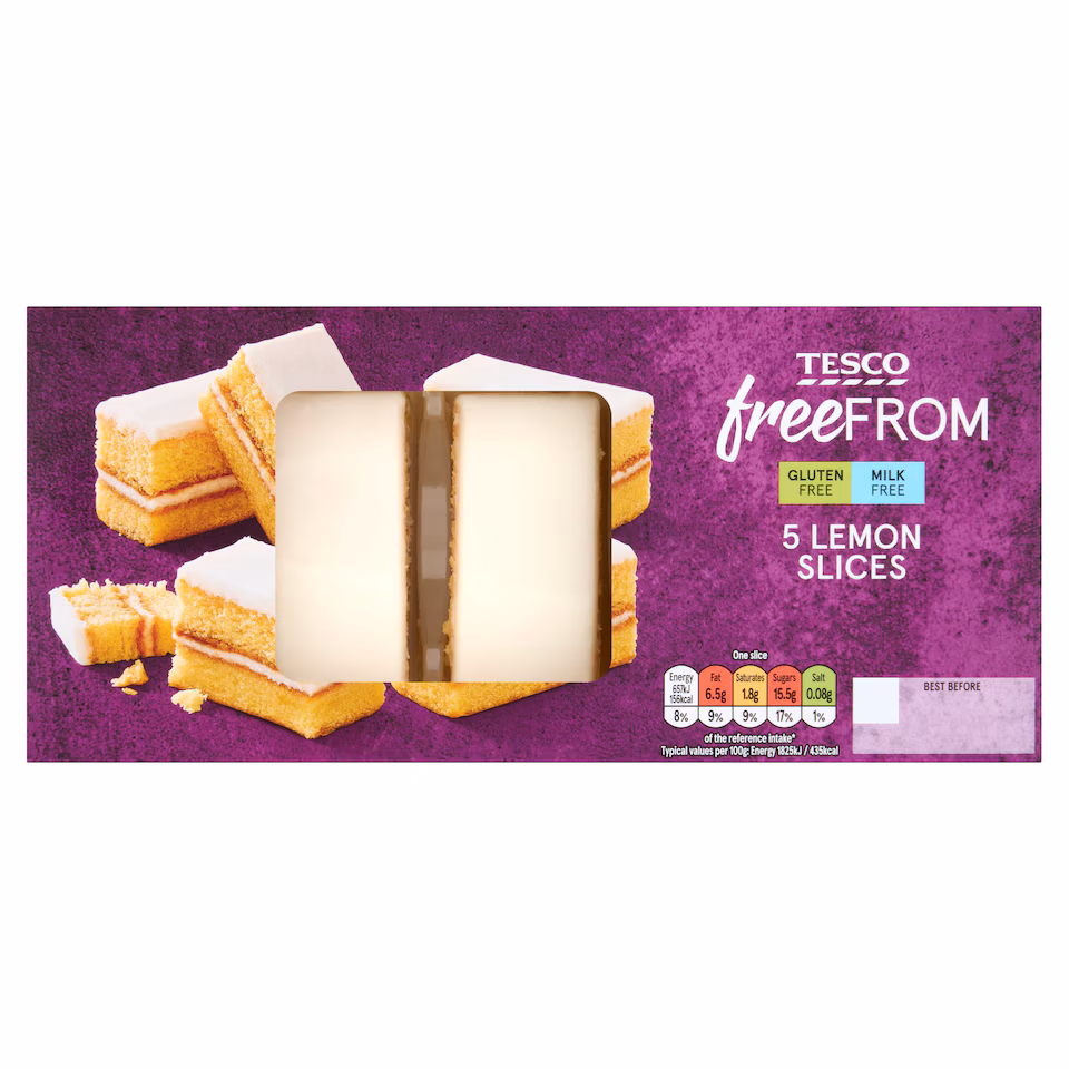 Tesco Free From Lemon slices 5 Pack