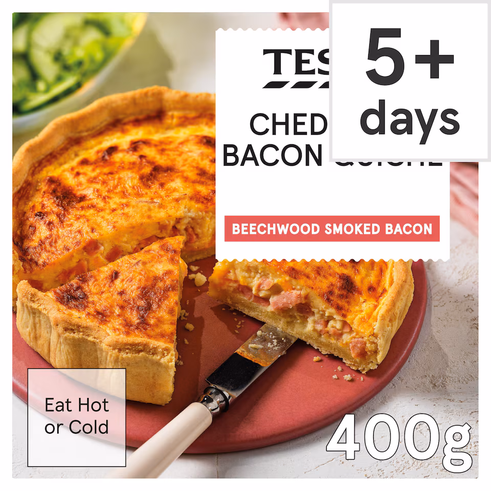 Tesco Cheese & Bacon Quiche 400g