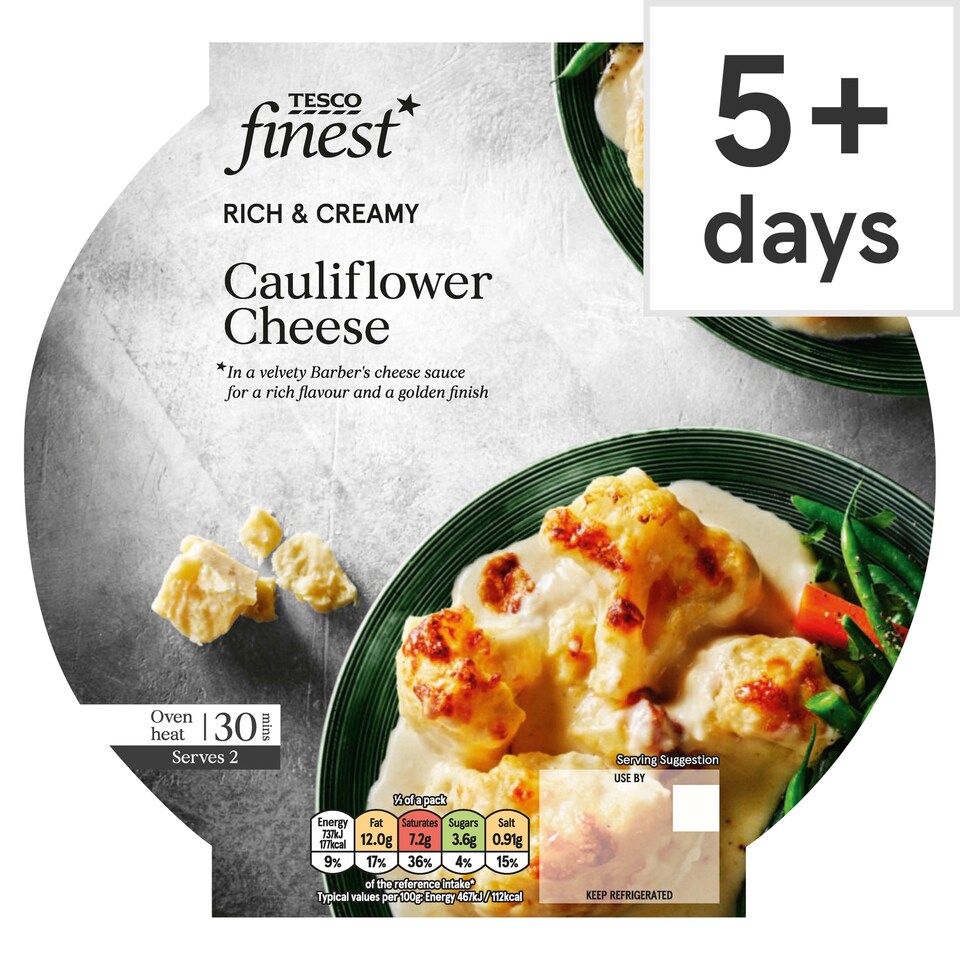Tesco Finest Cauliflower Cheese 350g