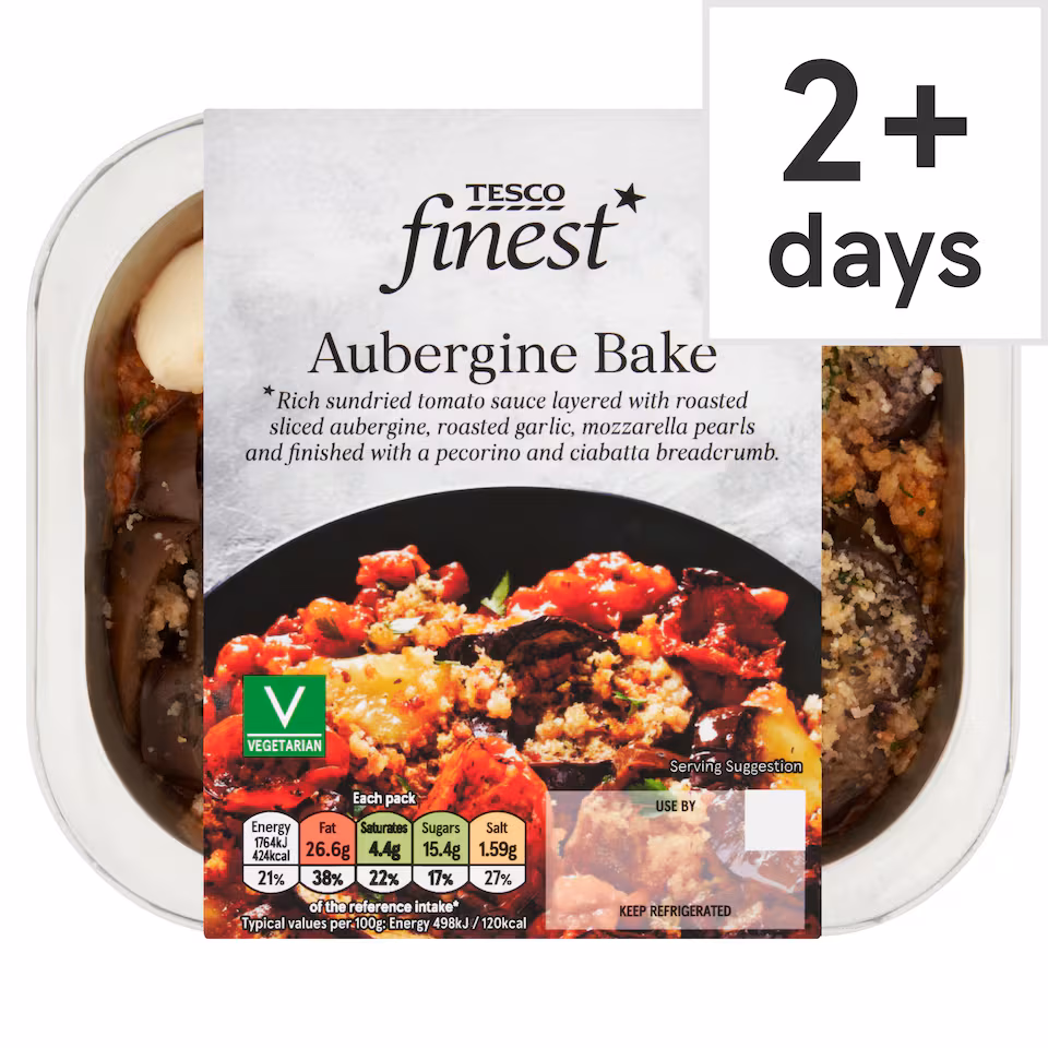 Tesco Finest Roasted Aubergine Bake 380g