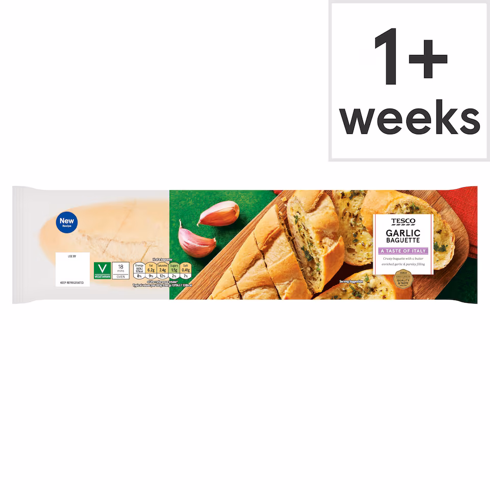 Tesco Garlic Baguette 205g