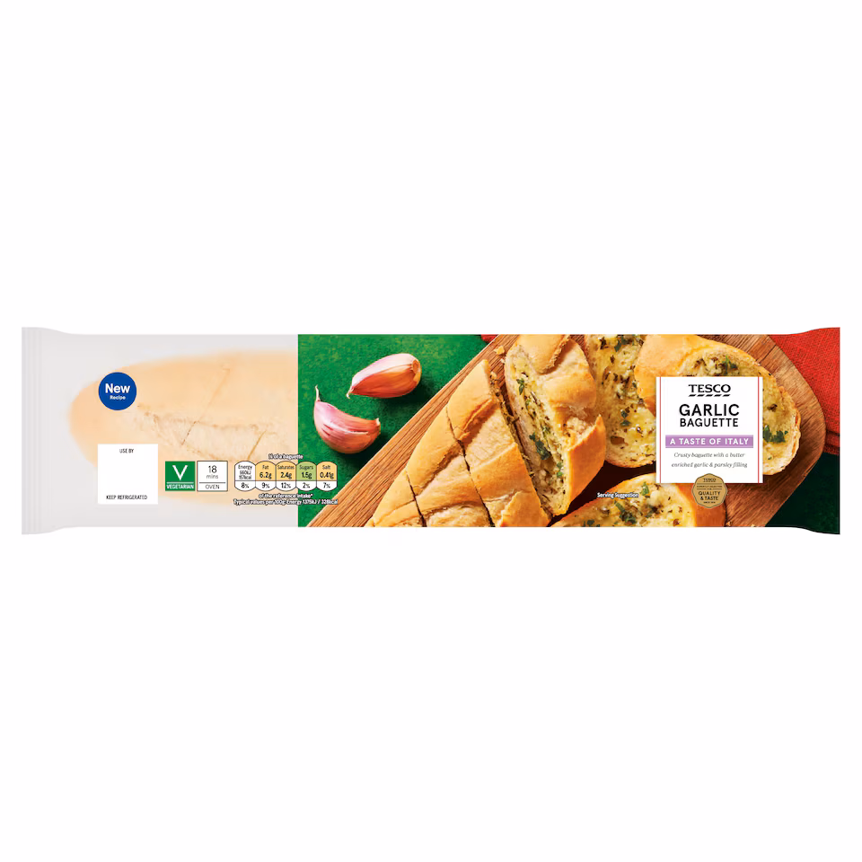 Tesco Garlic Baguette 205g