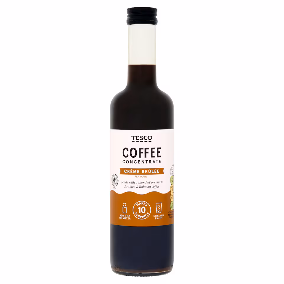Tesco Creme Brulee Flavour Coffee Concentrate 500ml
