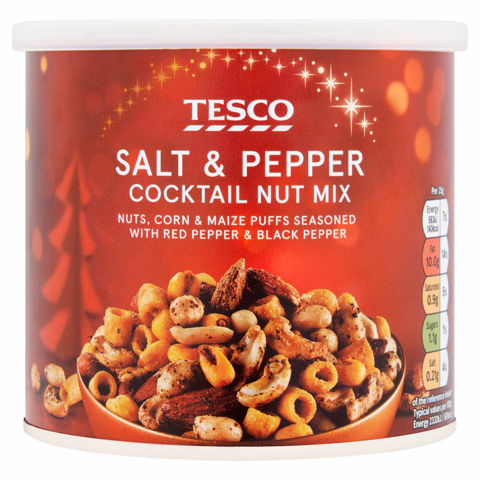 Tesco Salt & Pepper Nut Mix 250g