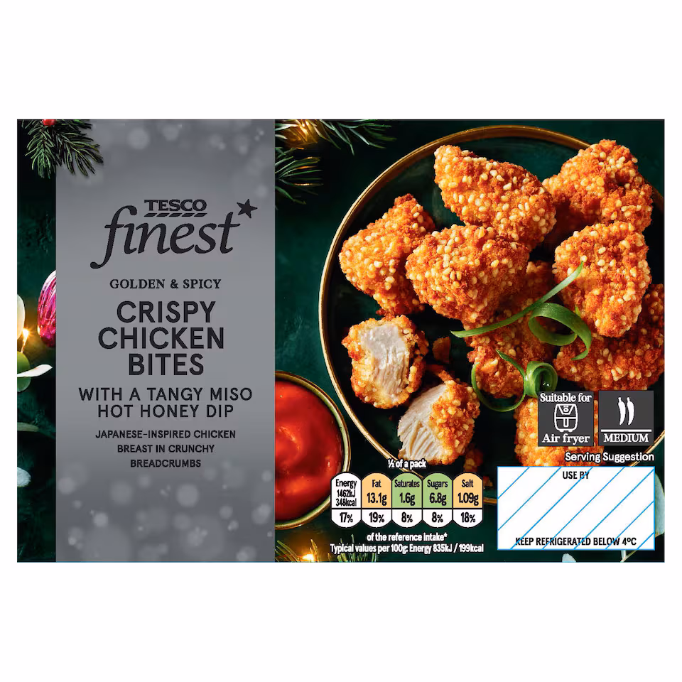 Tesco Finest Crispy Chicken with Miso Hot Honey Dip 350g