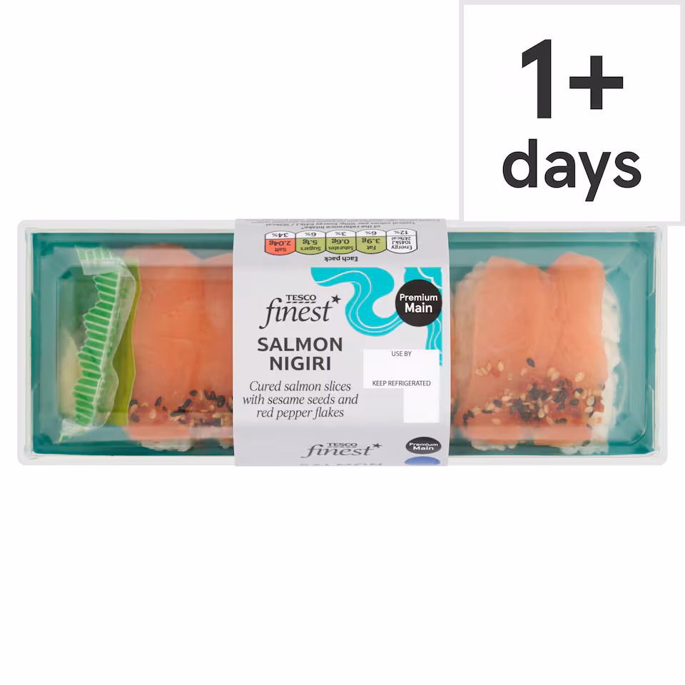 Tesco Finest Salmon Nigiri 163g