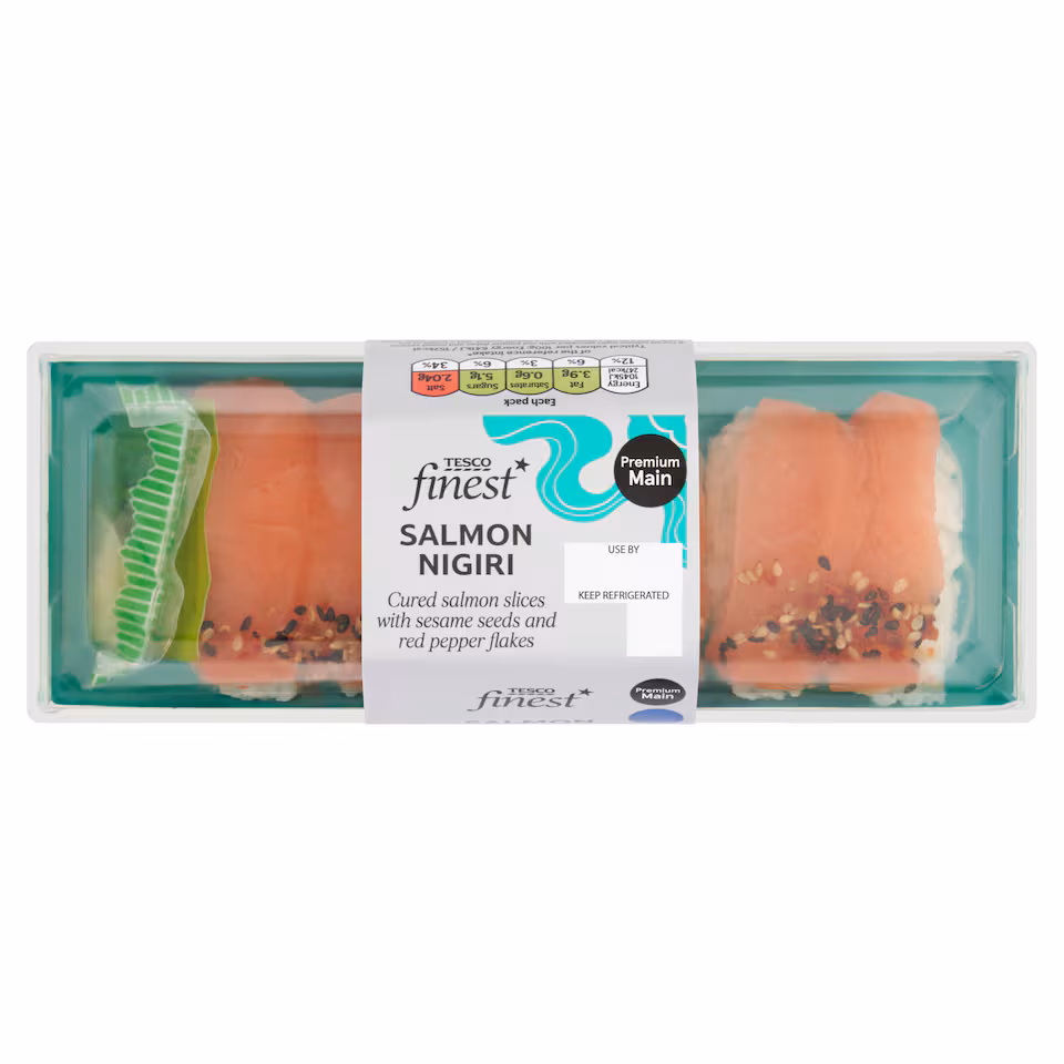 Tesco Finest Salmon Nigiri 163g