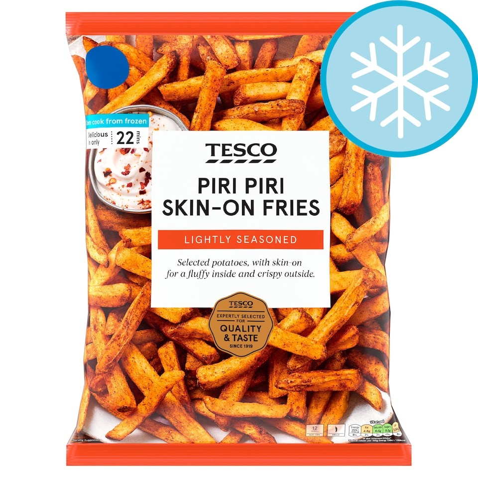 Tesco Piri Piri Skin-On Fries 750g
