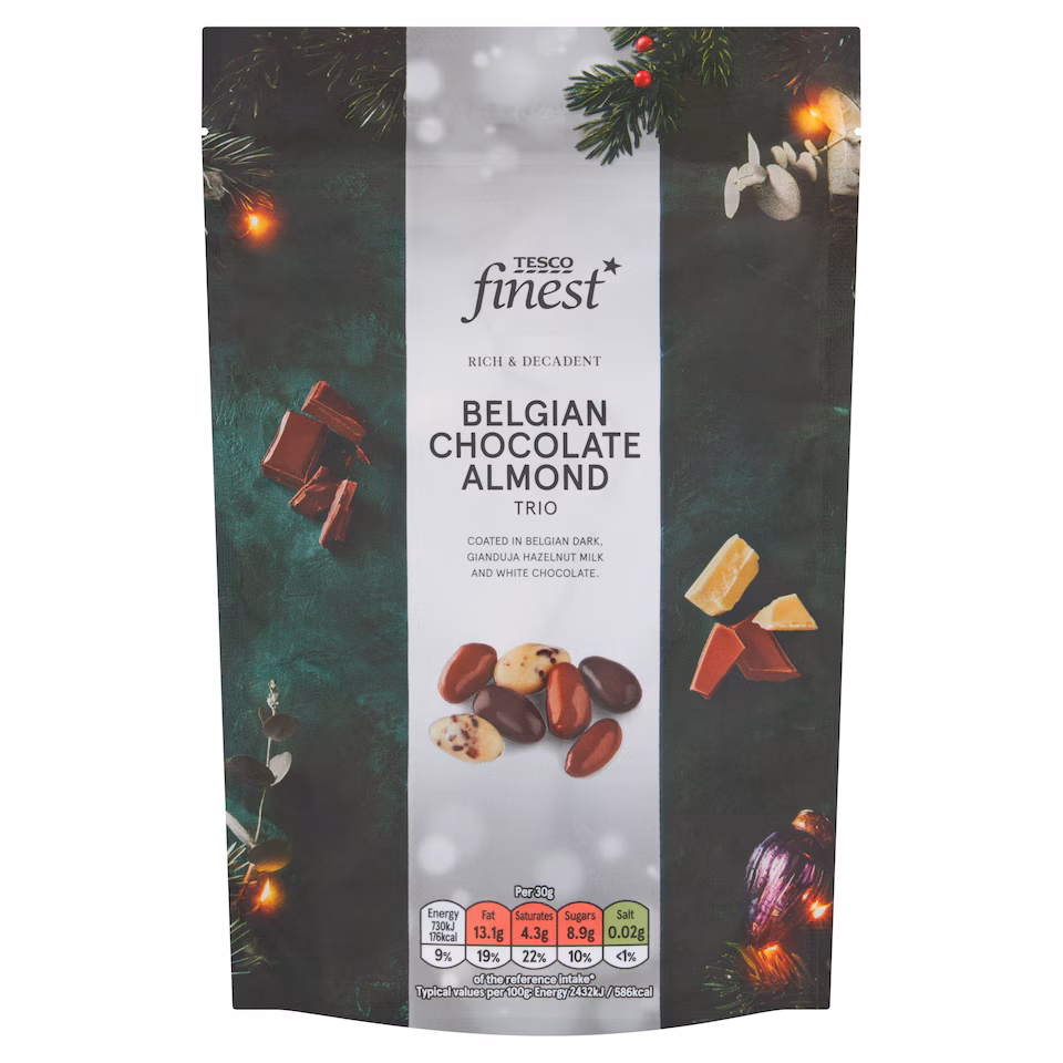 Tesco Finest Belgian Chocolate Almond Selection 150g
