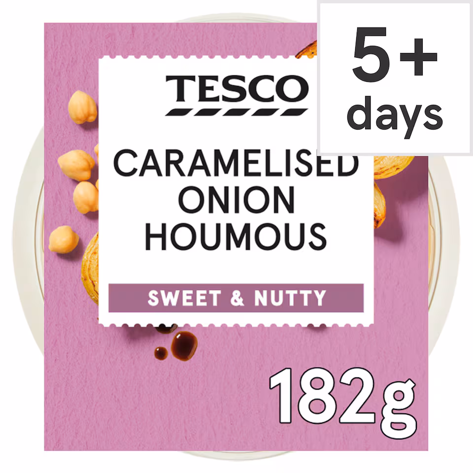 Tesco Caramelised Onion Houmous 182g