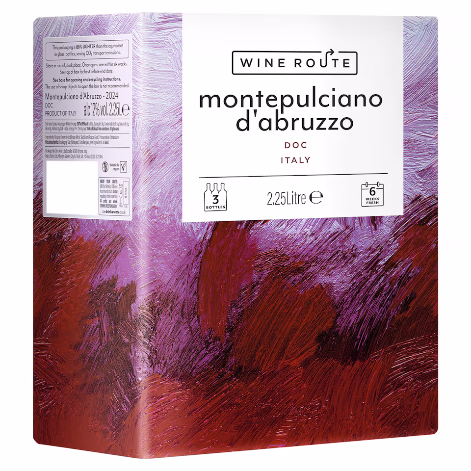 WINE ROUTE MONTEPULCIANO D'ABRUZZO DOC 2.25 L
