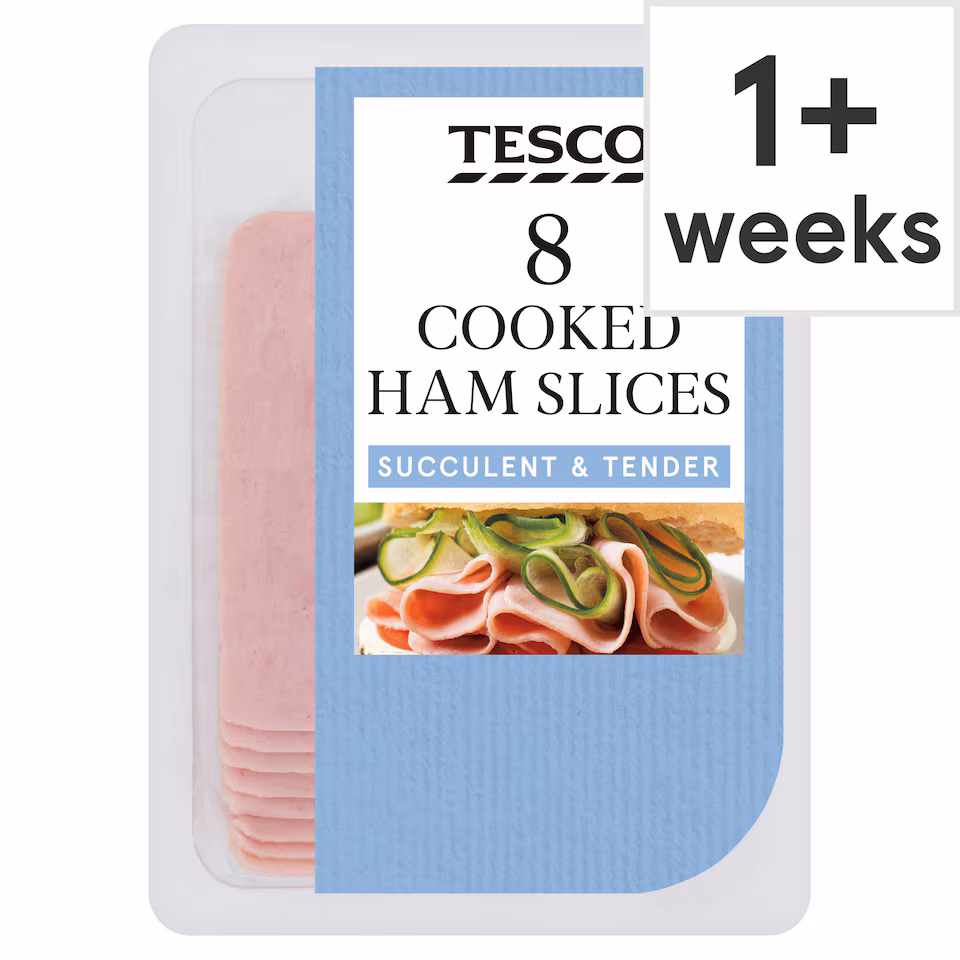 Tesco Cooked Ham 125g
