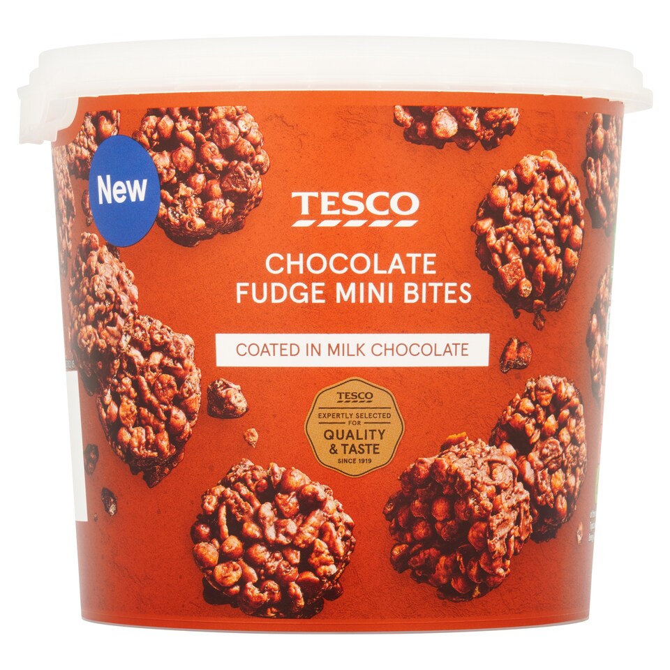 Tesco Chocolate Fudge Mini Bites 196g