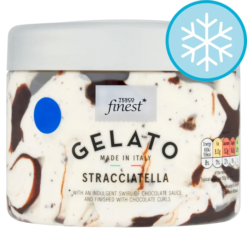 Tesco Finest Stracciatella Gelato 480ml