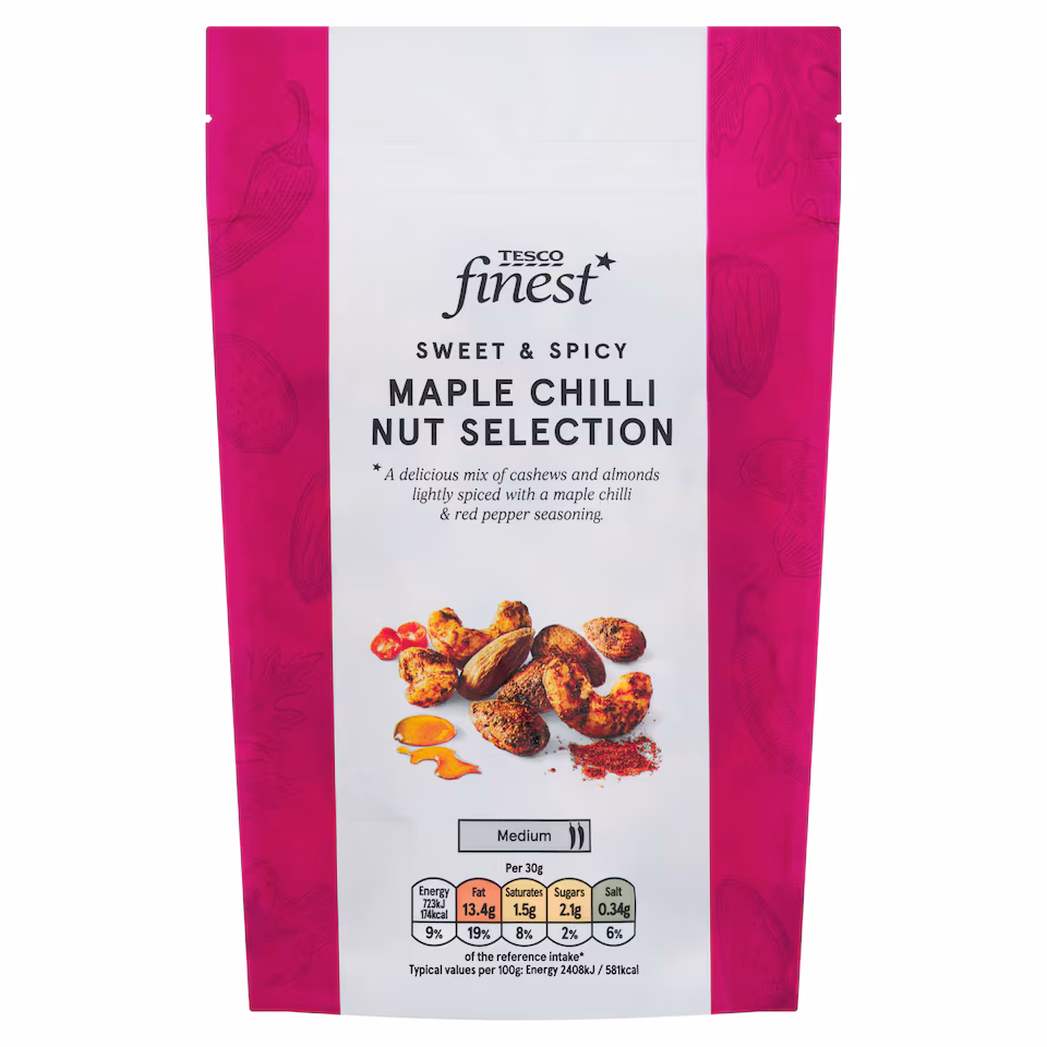 Tesco Finest Maple Chilli Nut Selection 150g