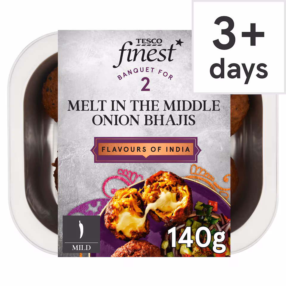 Tesco Finest Melt in the Middle Onion Bhaji 140g