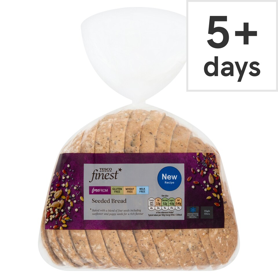 Tesco Finest Free From Seeded Bread 400g