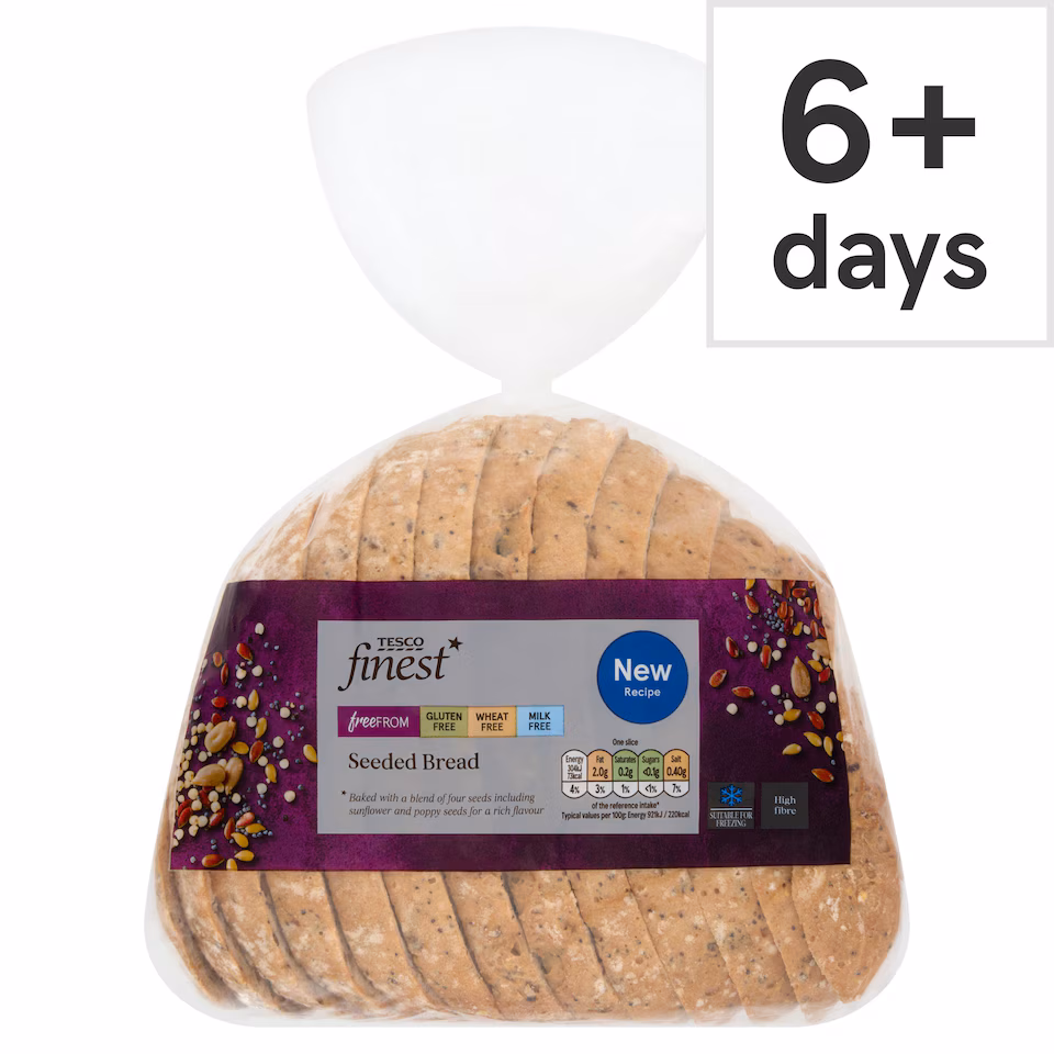Tesco Finest Free From Seeded Bread 400g