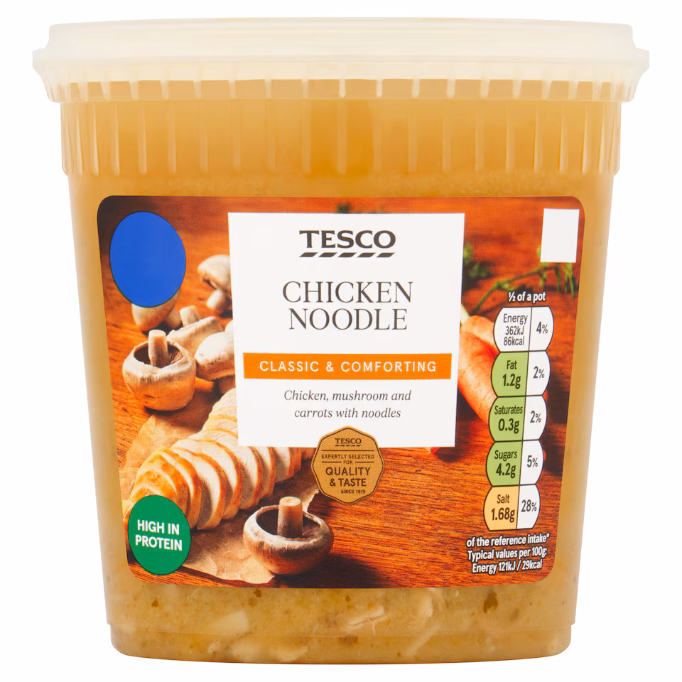 Tesco Chicken Noodle Soup 600g