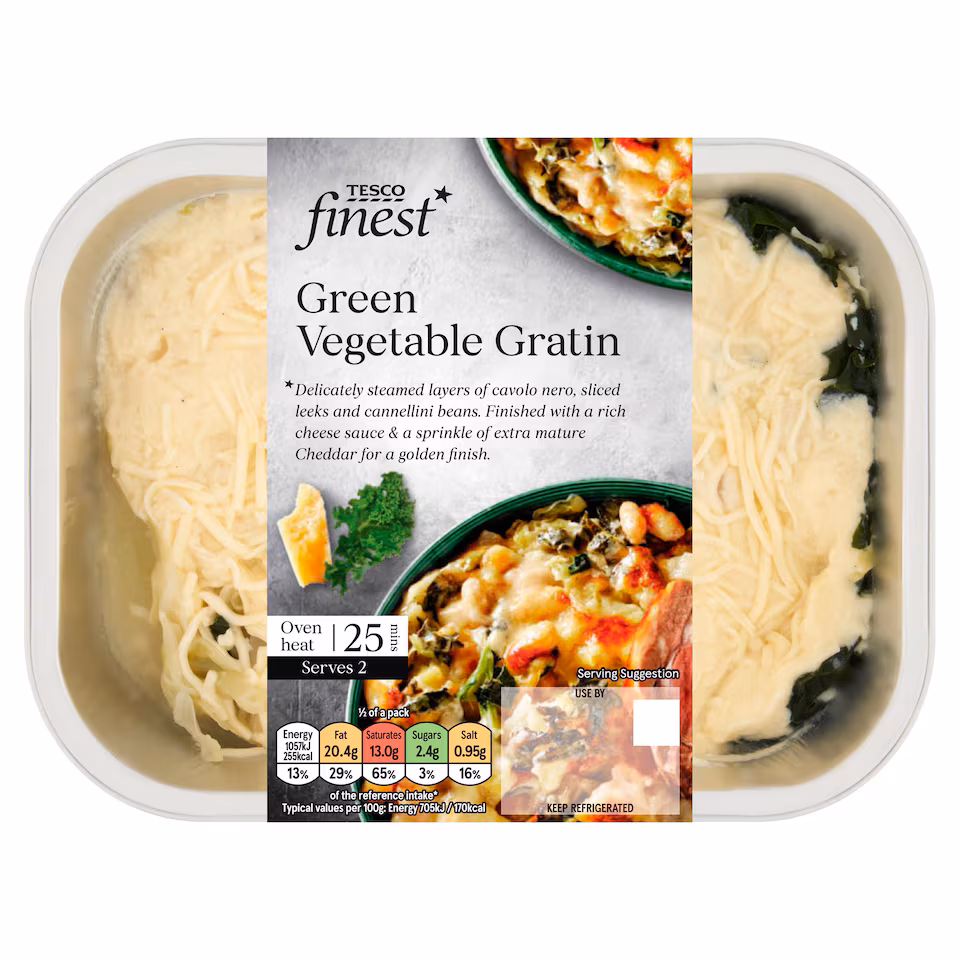 Tesco Finest Green Vegetable Gratin 300g