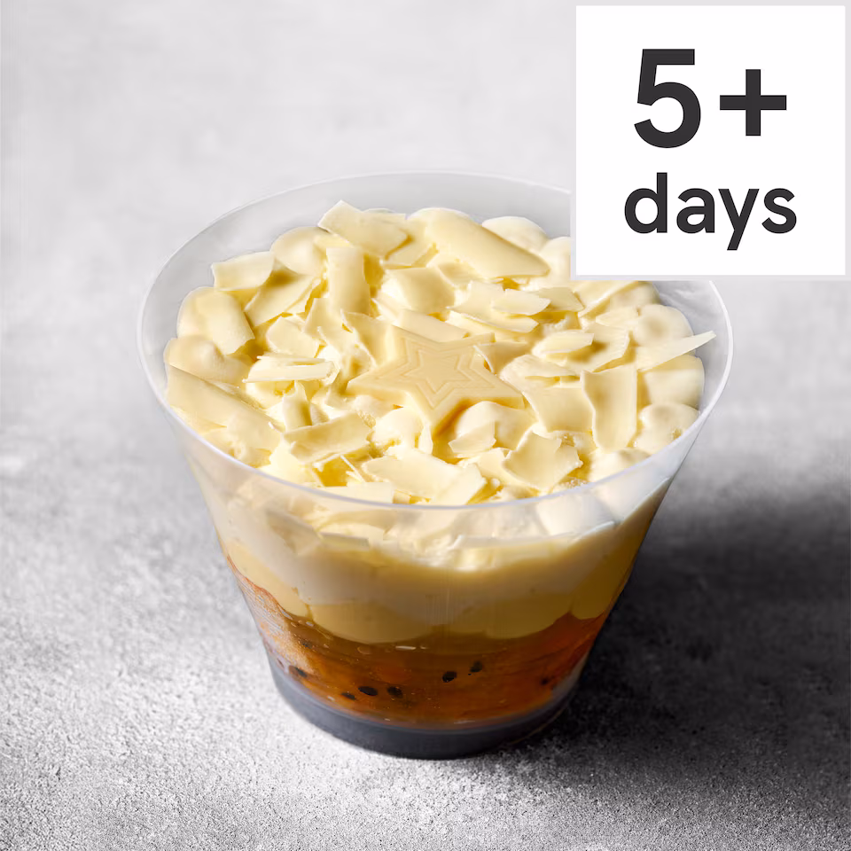 79. Tesco Finest Peach & Passion Fruit Mimosa Trifle Normal 780g (Serves 8)