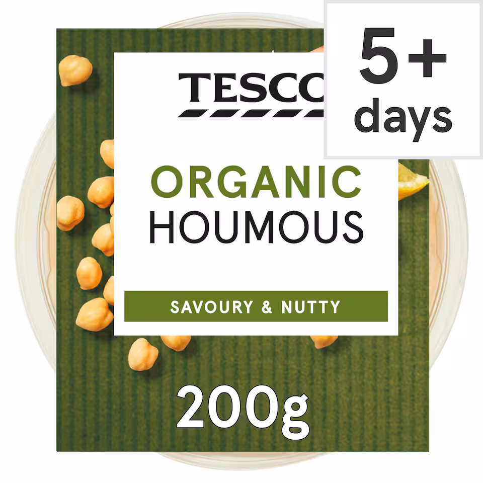 Tesco Organic Houmous 200g
