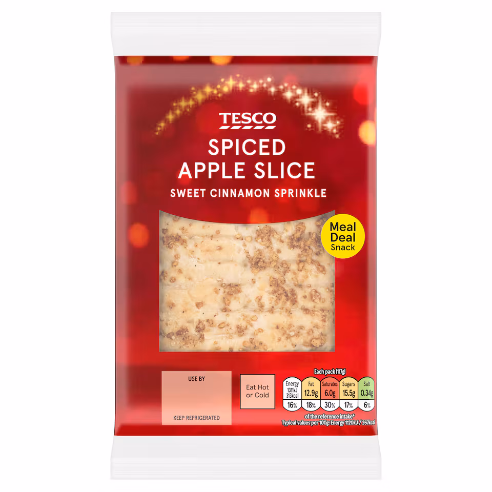 Tesco Apple Lattice Slice 117g