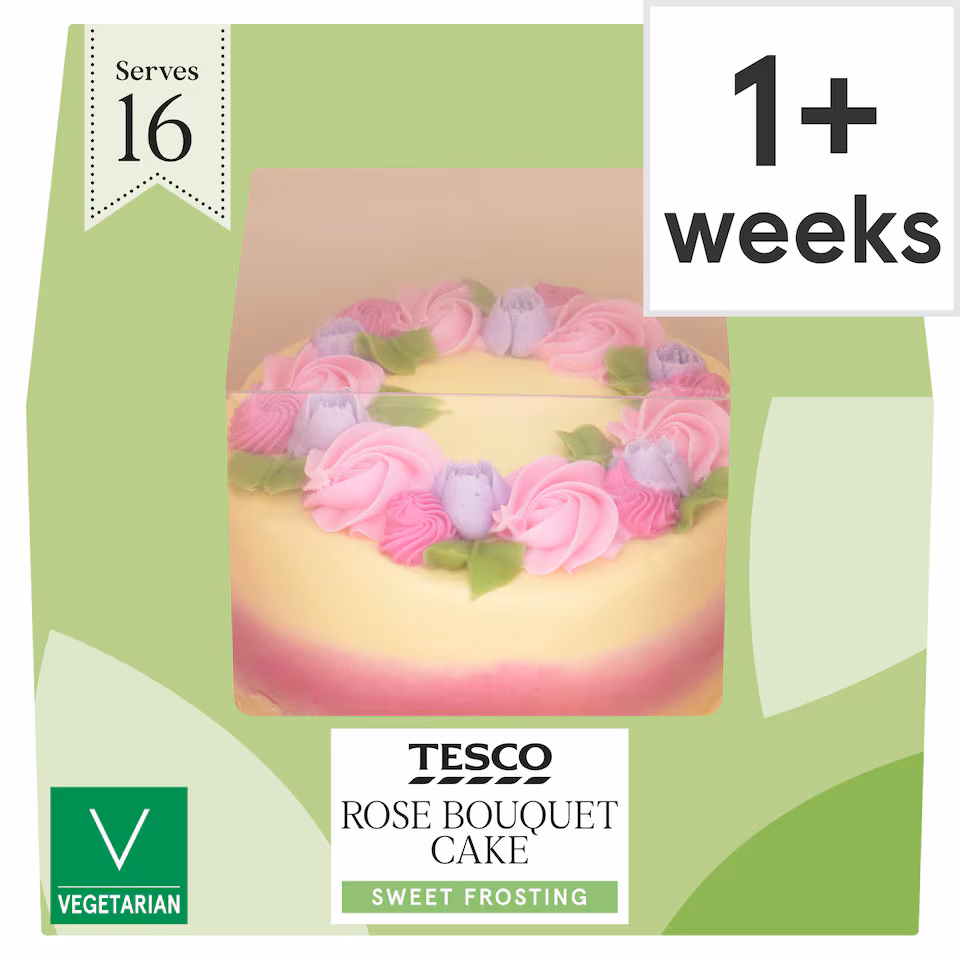 Tesco Rose Bouquet Cake