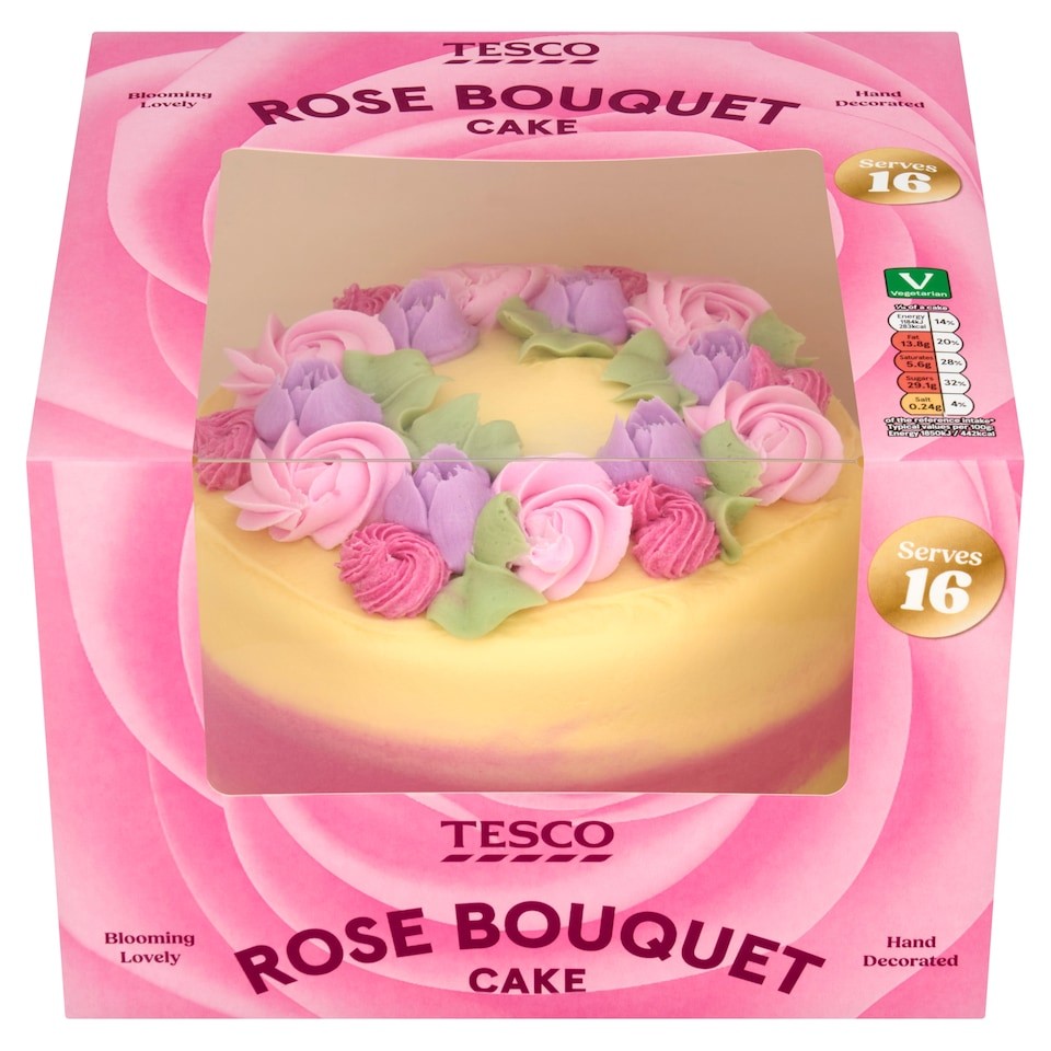 Tesco Rose Bouquet Cake
