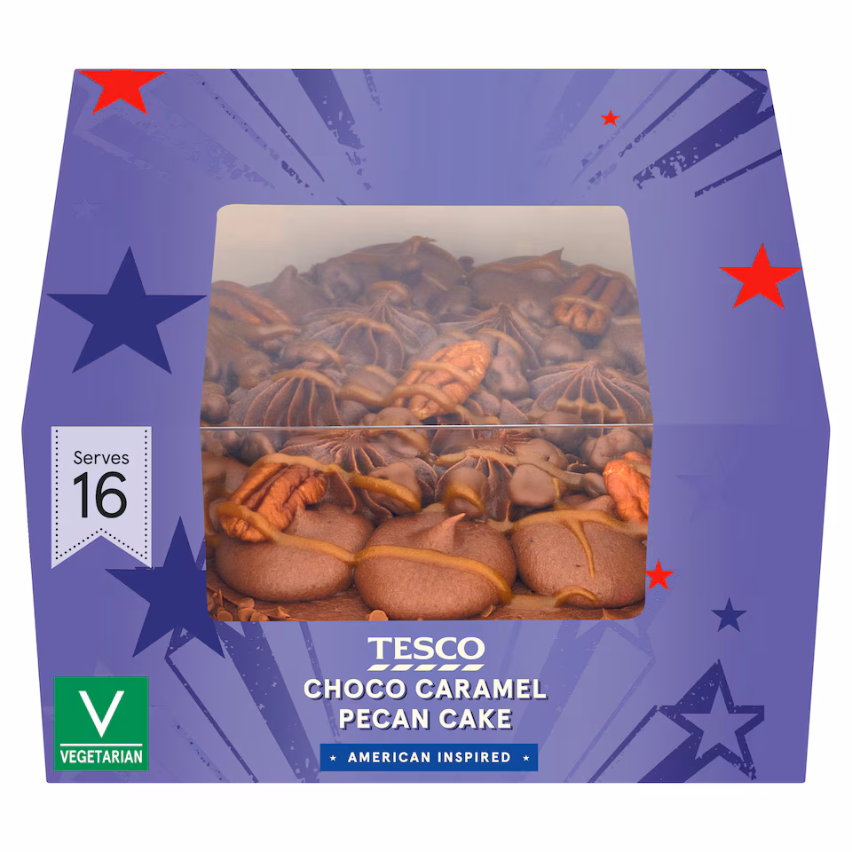 Tesco Chocolate Caramel & Pecan Cake