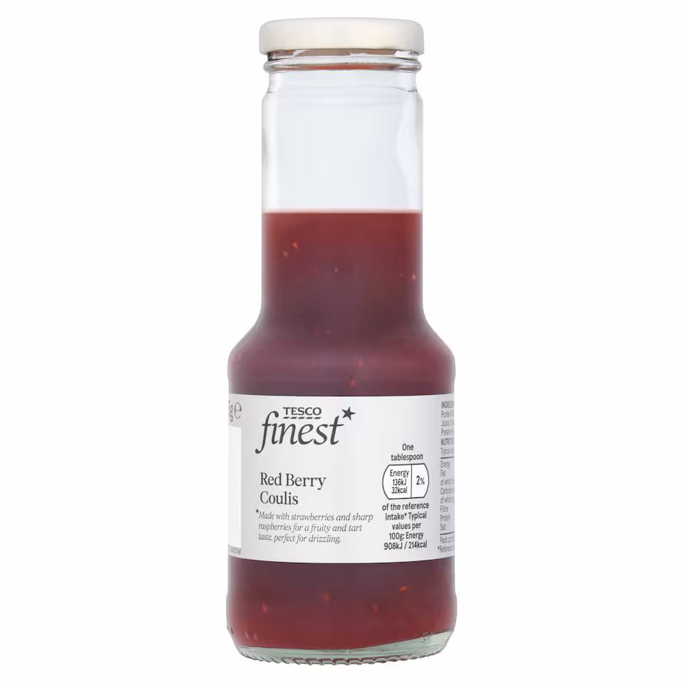 Tesco Finest Red Berry Coulis 275g
