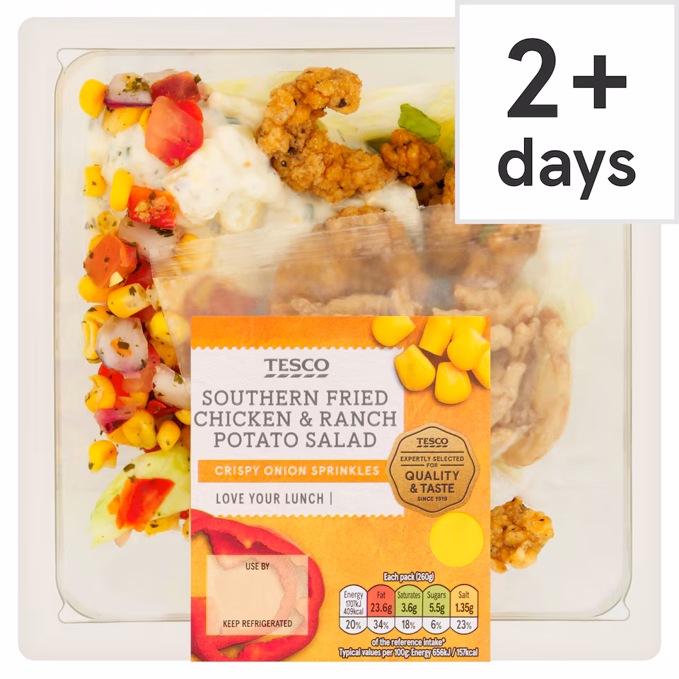 Tesco Southern Fried Chicken & Ranch Potato Salad 260g