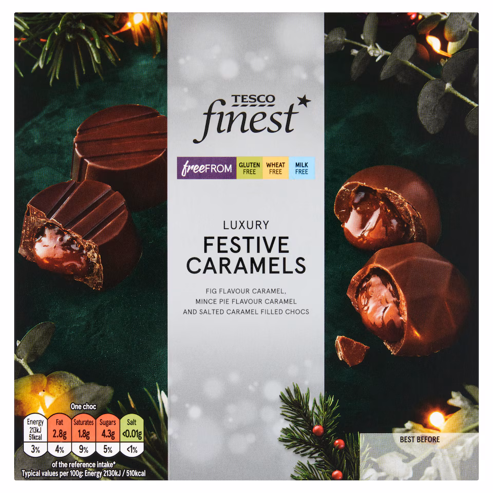 Tesco Finest Free From Mixed Caramels Selection 90g