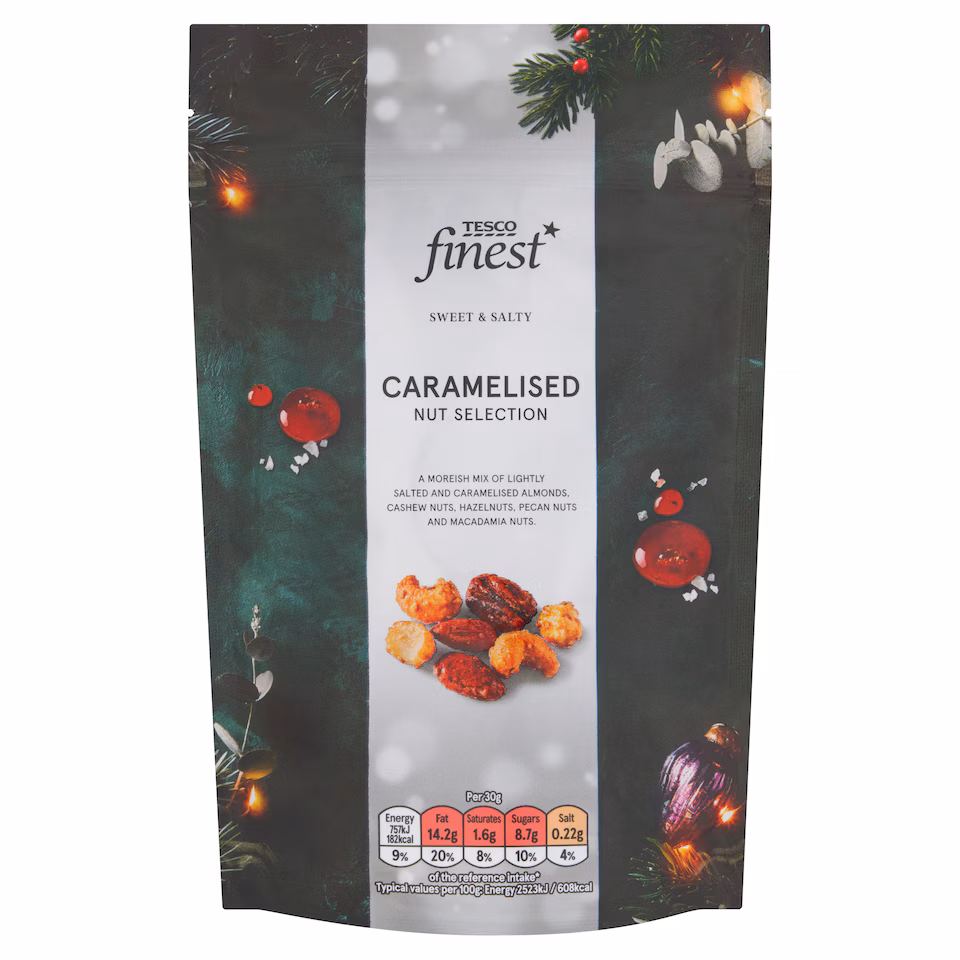 Tesco Finest Salted Caramelised Nut Selection 150g