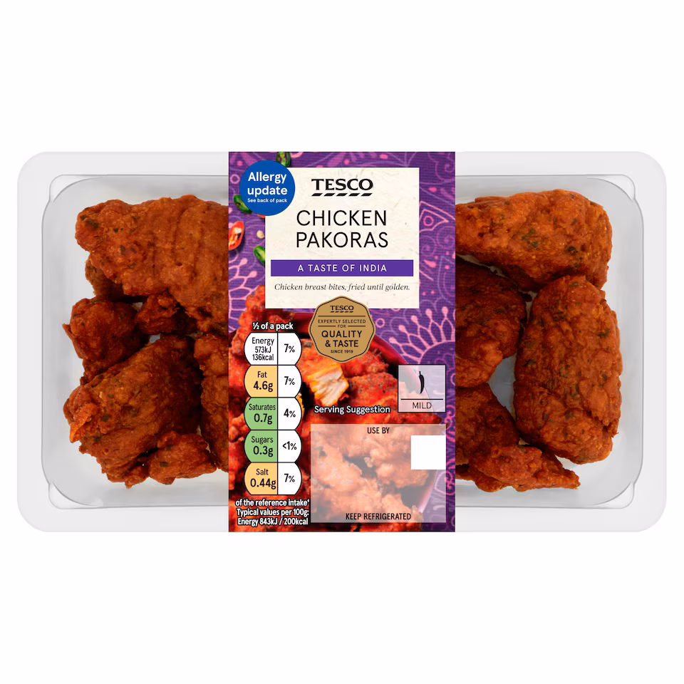 Tesco Chicken Pakoras 150g