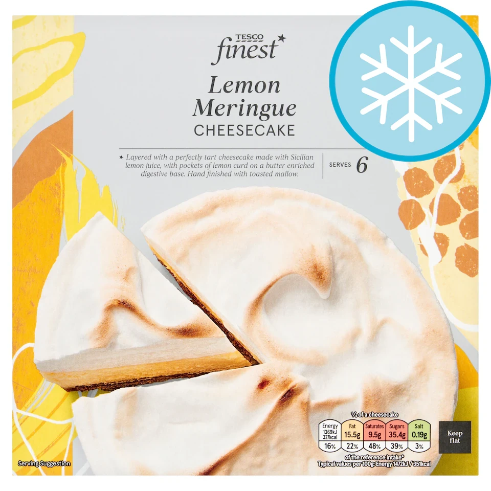 Tesco Finest Lemon Meringue Cheesecake 558g